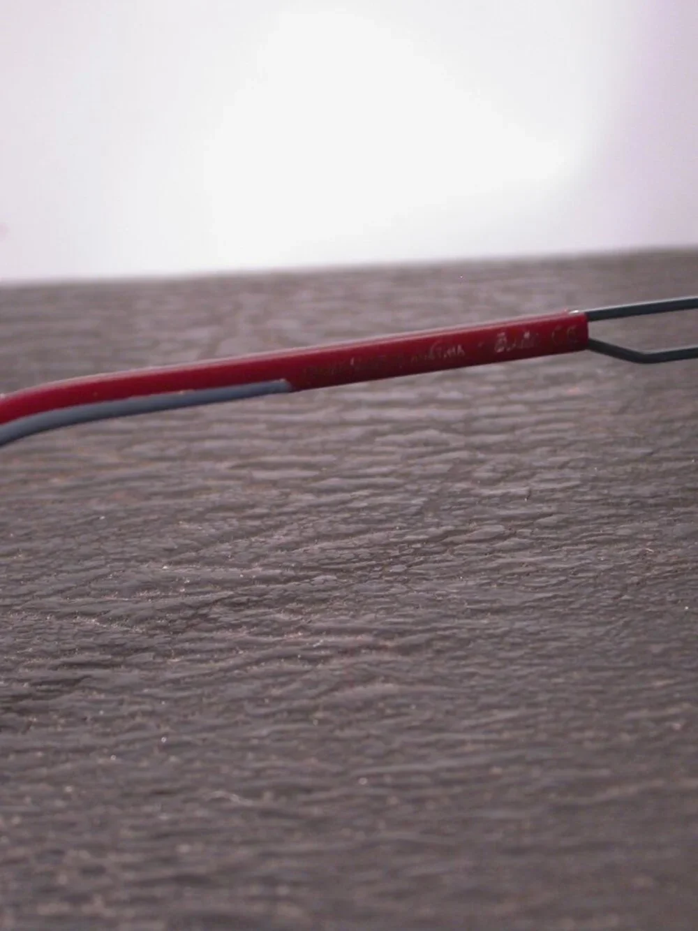 Silhouette Titan Frameless Blue Wire Purple Light Eyeglasses Made in Austria